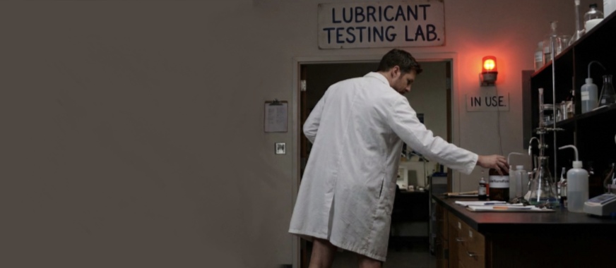 Science laboratory setup for lubricant formulation